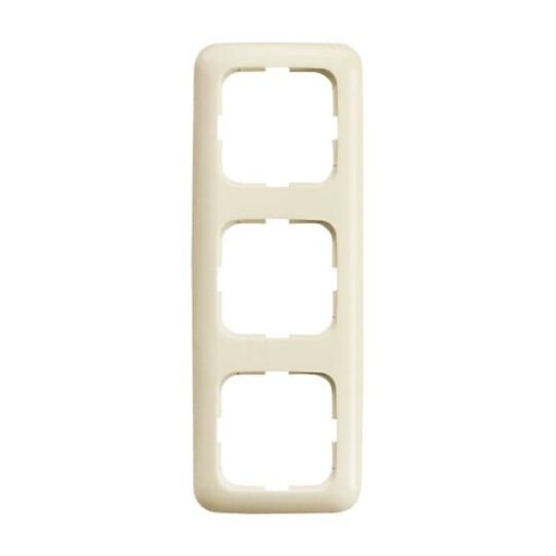 Cover frame 3gang white  BuschDuro 2000 SI