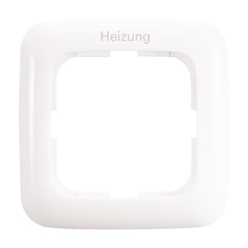 Cover frame with legend 1gang alpine white  Reflex SI