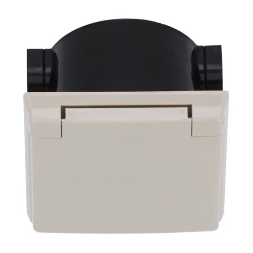 BuschPerilex Socket with protective contact with Hinged Lid white