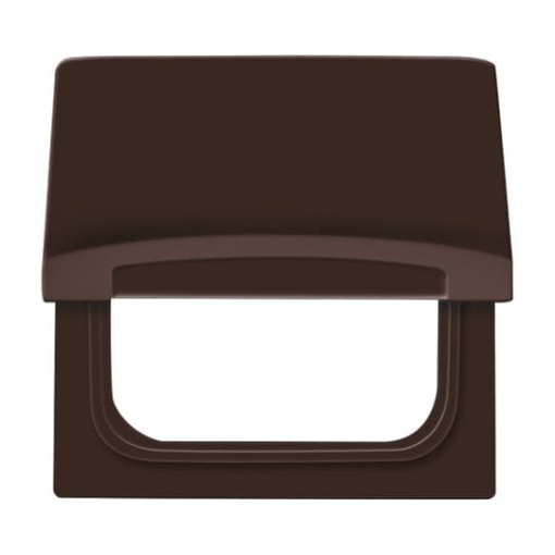 Intermediate Ring with Hinged Lid Cover plates Busch-Duro 2000 SI and Reflex SI brown - Allwetter 44 IP 44