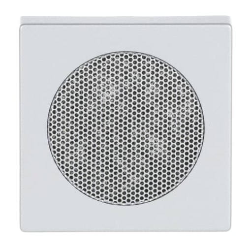 Cover plate Loudspeaker aluminium silver - Platform 63