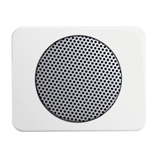 Cover plate, studio white - alpha