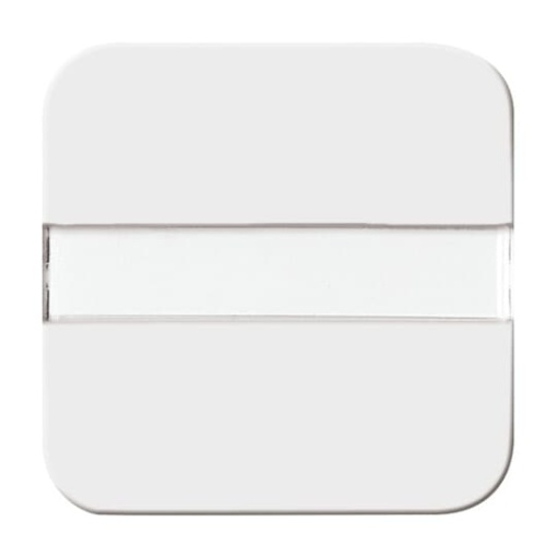 Rocker with labelling field Label space for Switchpush button, Single rocker alpine white - Reflex SI