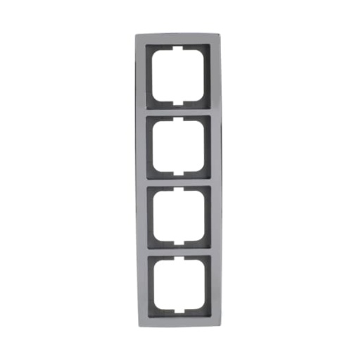 Cover frame 4gangs chrome gloss  solo
