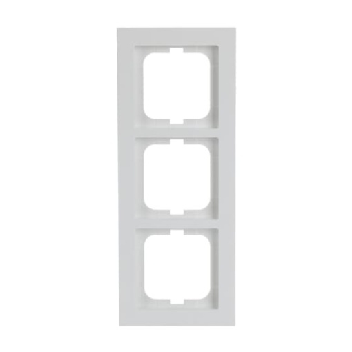 Cover frame 3gang studio white  Buschaxcent
