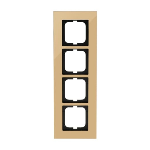 Cover frame 4gangs gold  carat