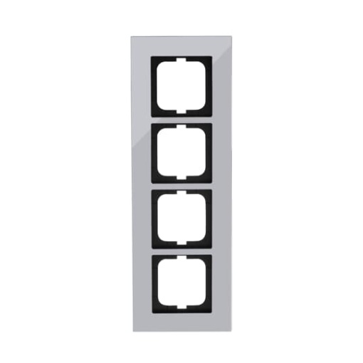 Cover frame 4gangs chrome  carat