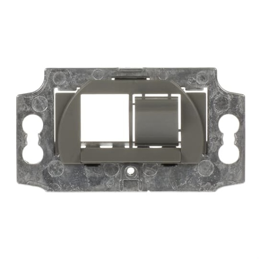 Assembly adapter Modular Jack 2gang grey