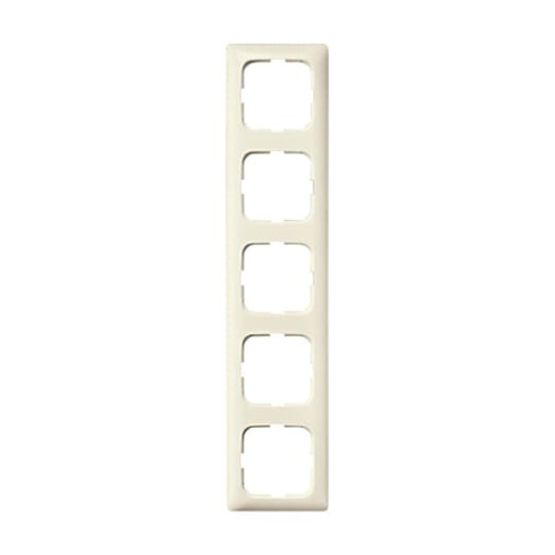 Cover frame 5gang white  BuschDuro 2000 SI Linear