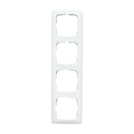 Cover frame 4gang alpine white - Reflex SI Linear