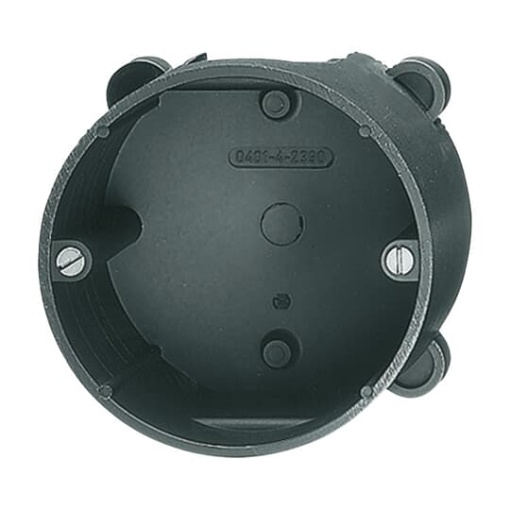 BuschPerilex Wall box 1 gang Perilex black