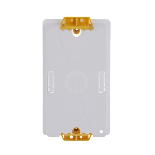 Mounting Box Shaver socket outlet 1 gang white