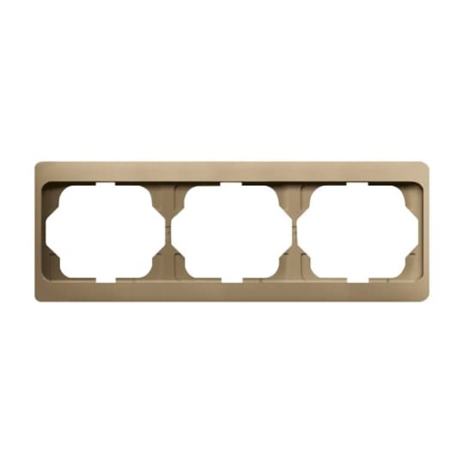 Cover frame 3gang bronze  alpha exclusive
