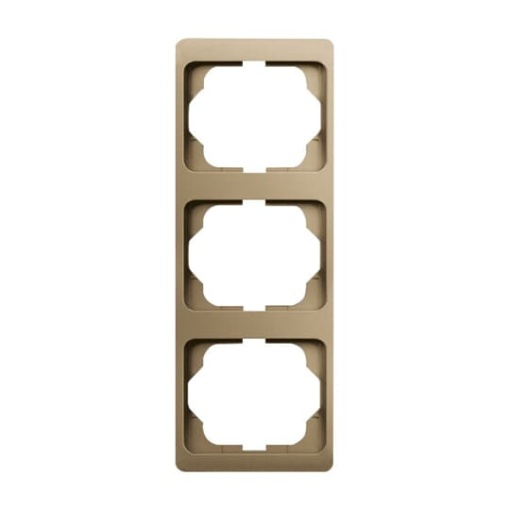 Cover frame 3gang bronze  alpha exclusive