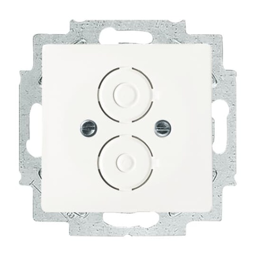 1750884 CoverPlates partly incl Insert carat studio white matt