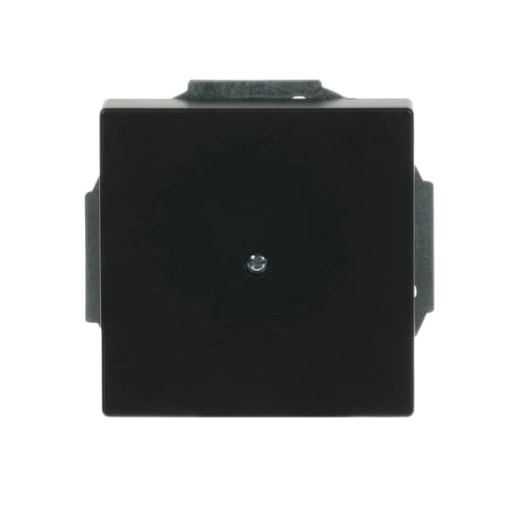 Cover plate Cable outlet with Mounting plate black matt - Platform 63