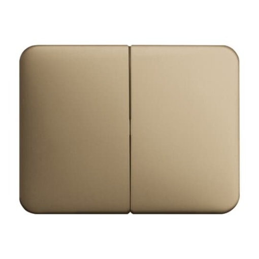 Rocker None for Switchpush button, Two-part rocker bronze - alpha