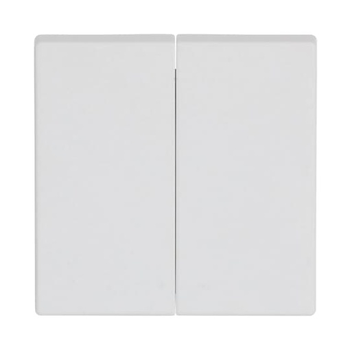 Rocker None for Switchpush button, Two-part rocker studio white matt - Platform 63