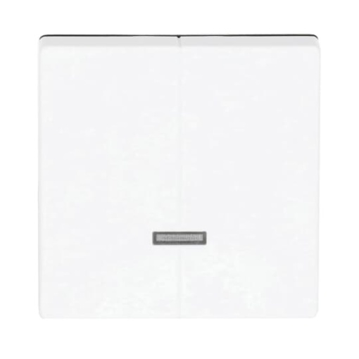 Control Element for Dimmer Two-part button with Neon lamp studio white matt - Platform 63
