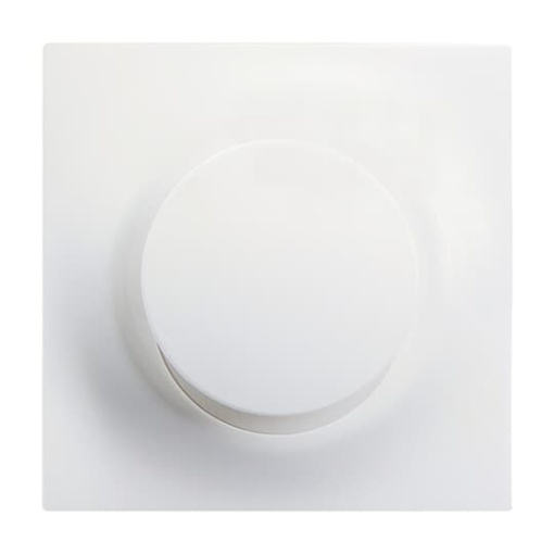 Control Element for Switchdimmer Single push button studio white matt - impuls