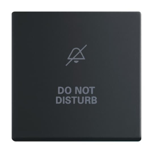 Rocker with legend DND for Switchpush button, Single rocker black matt - Platform 63
