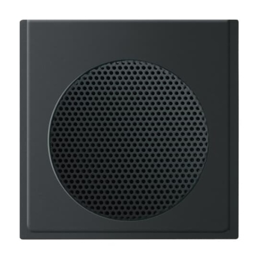 Cover plate Loudspeaker black matt - impuls