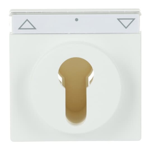 Cover plate with legend Symbol arrows or 0  1 for Venetian blind Key studio white matt  Platform 63