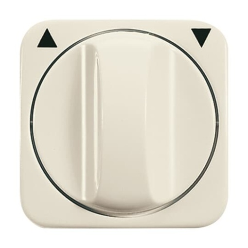 Cover plate with legend Symbol "arrows" for Venetian blind, Turn button white - Busch-Duro 2000 SI