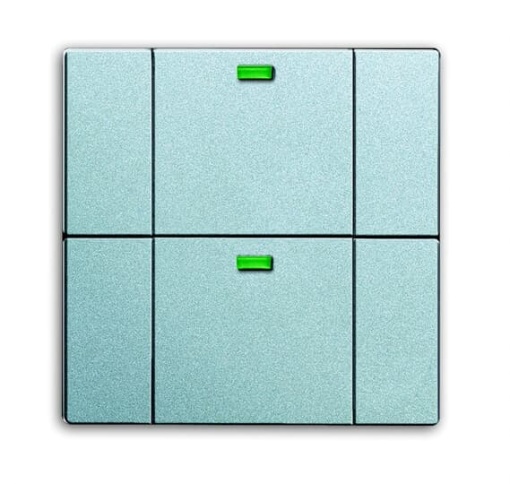 WaveLine Wall sensor 2 channel Wireless aluminium silver  Platform 63