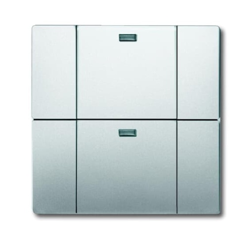 WaveLine Wall sensor 2 channel Wireless stainless steel  Pure Stainless Steel