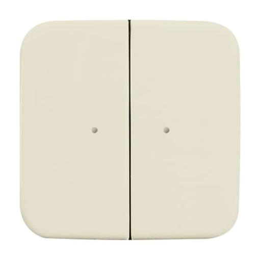 WaveLine Wall sensor 2gang 2 channel Wireless white  BuschDuro 2000 SI