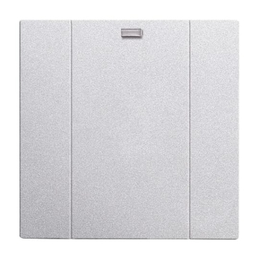 WaveLine Wall sensor 1gang 1 channel Wireless aluminium silver  Platform 63