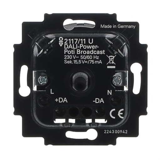 BuschRotaryDimmer Insert DALI Turnpush button with Orientation light 230 V
