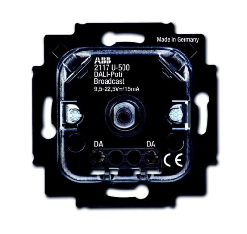 BuschRotaryDimmer Electronic Potentiometer DALI Turnpush button with Orientation light