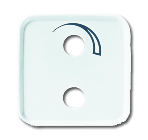 Cover plate alpine white - Reflex SI