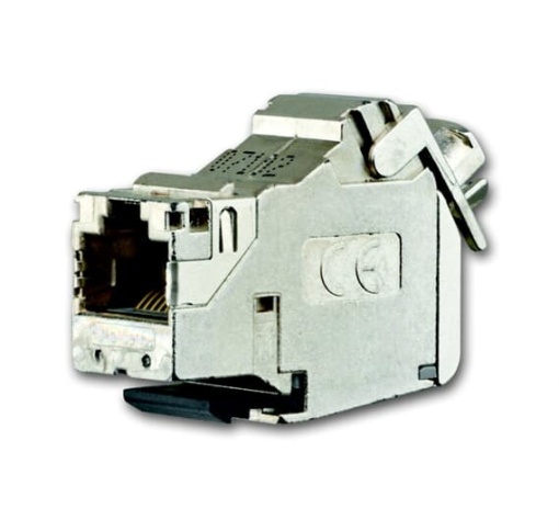 Universal module Cat 6a Bus jack RJ45 88 metal clad