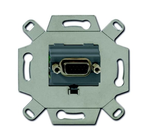 Flush Mounted Inserts VGA 1gang grey