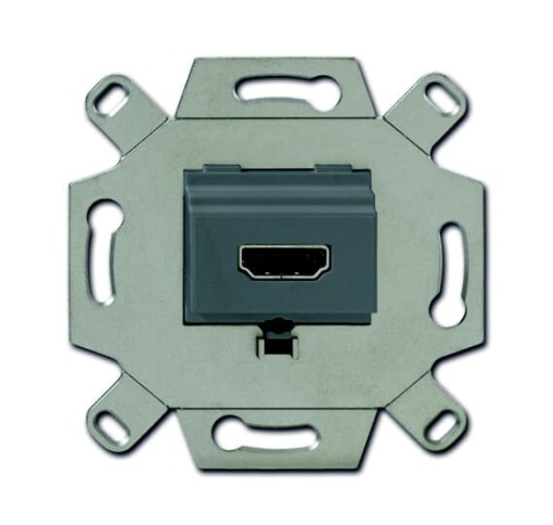 Flush Mounted Inserts USB 1gang grey