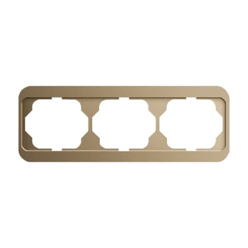 Cover frame 3gang bronze  alpha nea
