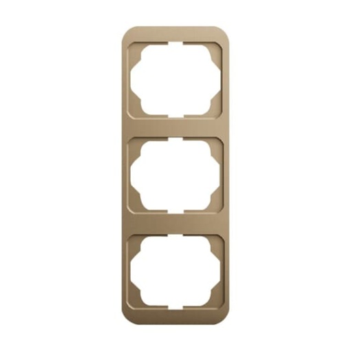 Cover frame 3gang bronze  alpha nea