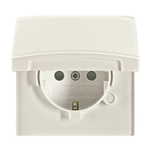 SCHUKO socket insert Safety Shutter with Hinged Lid white  - Allwetter 44 IP 44