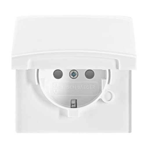 SCHUKO socket insert Safety Shutter with Hinged Lid alpine white  - Allwetter 44 IP 44