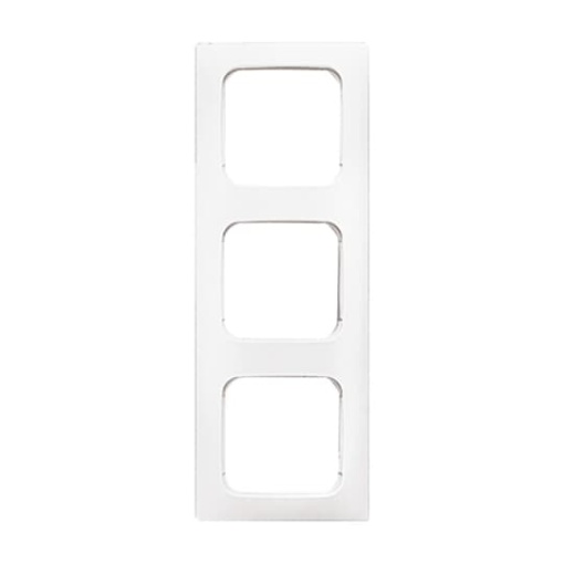 Cover frame 3gang alpine white  Reflex SI Linear
