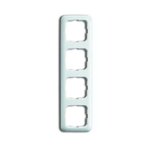 Cover frame 4gang alpine white - Reflex SI