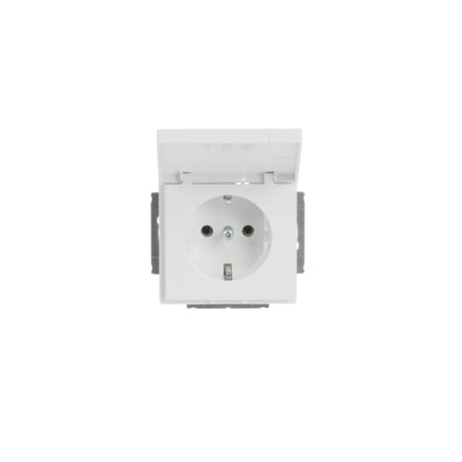 Socket Outlets with Hinged Lid studio white   Platform 63