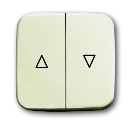 Accessories Symbol arrows for Venetian blind Twopart rocker white  BuschDuro 2000 SI