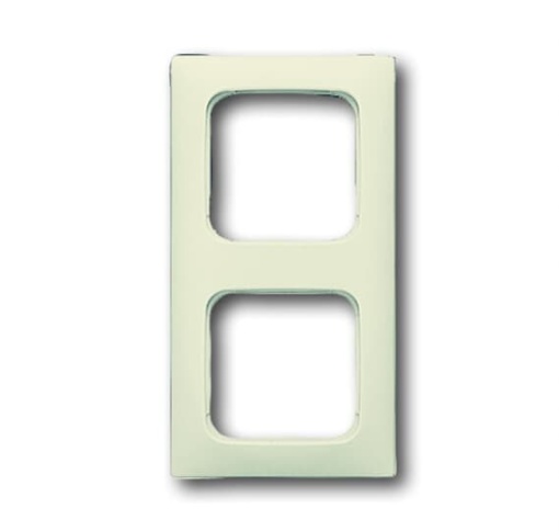 Cover frame 2gang white  BuschDuro 2000 SI Linear