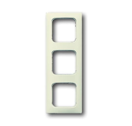 Cover frame 3gang white  BuschDuro 2000 SI Linear