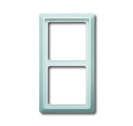 Cover frame 2gangs alpine white  Allwetter 44 IP 44