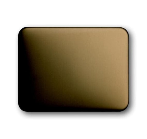 Rocker None for Switchpush button, Single rocker bronze - alpha